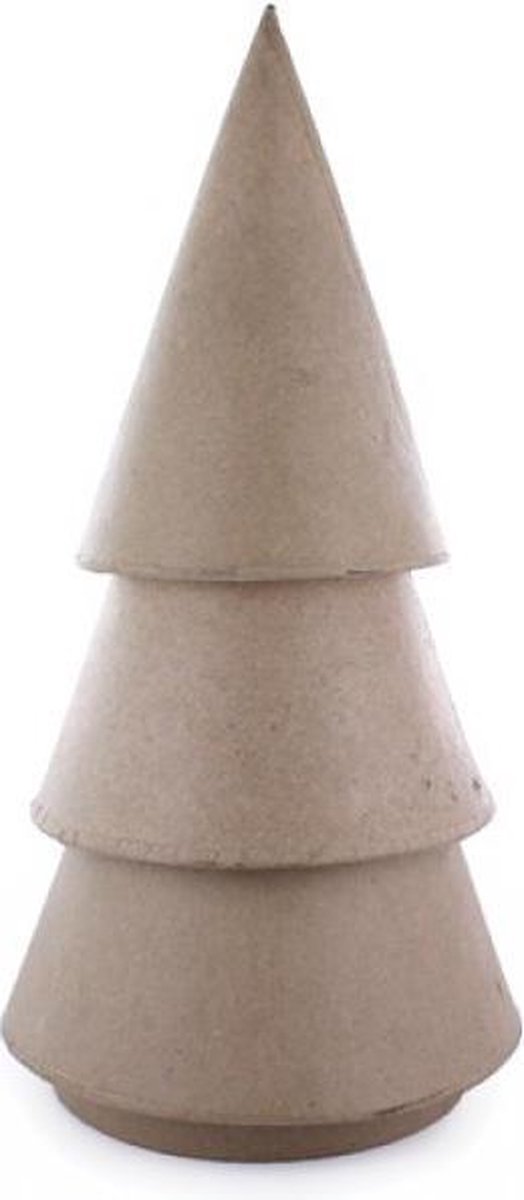 Conische kerstboom - papier-maché - 30cm