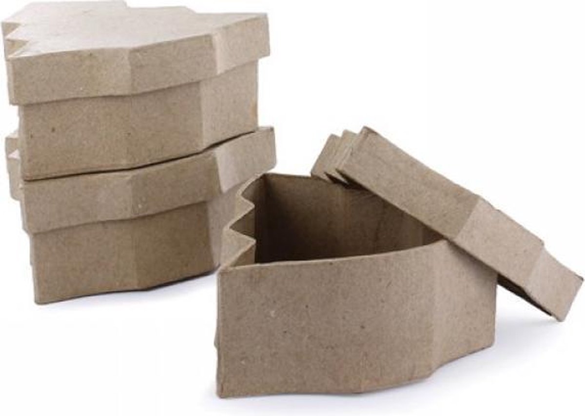 Mini doosjes denneboom - 10cm - 10stuks