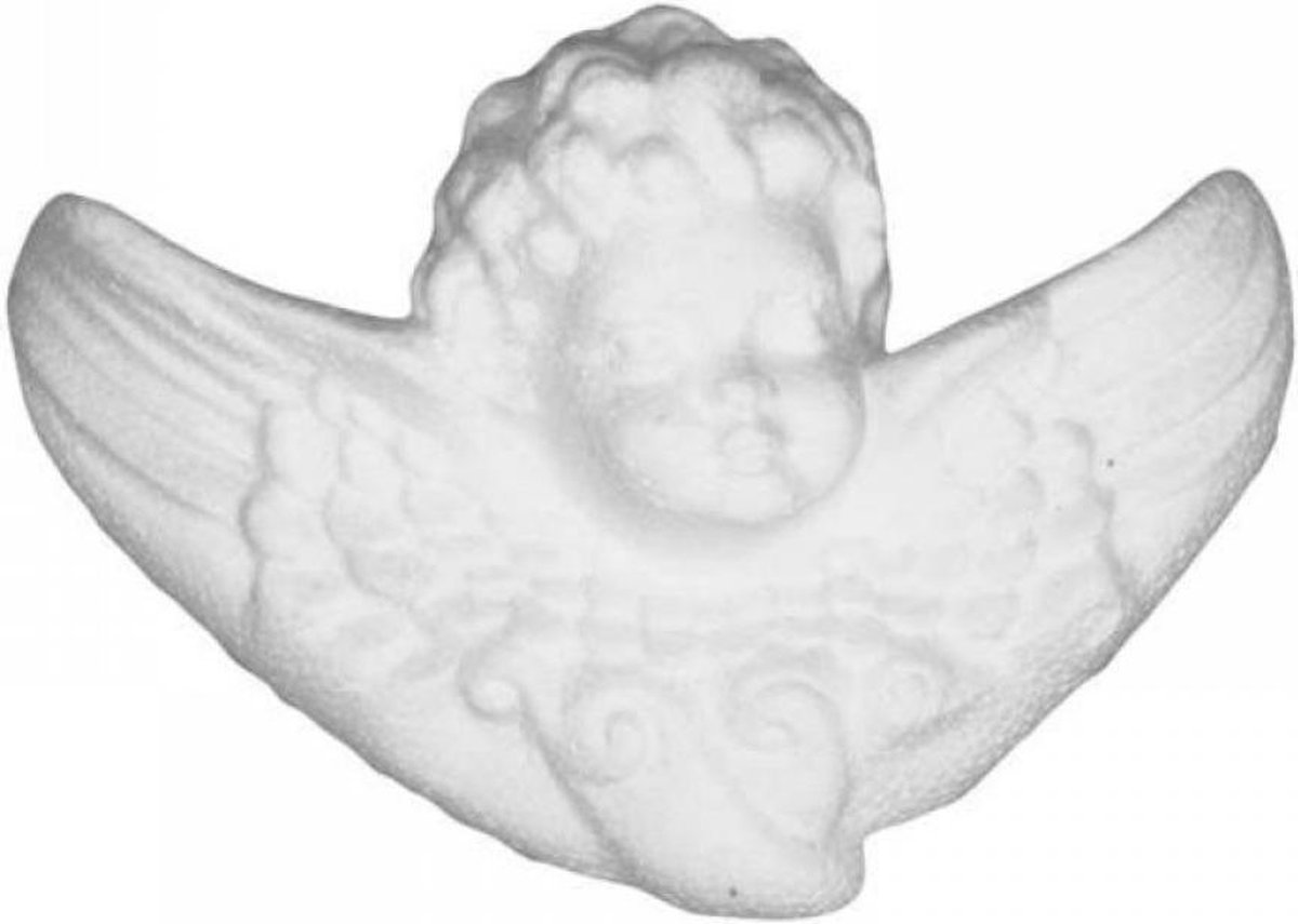 Piepschuim engelhoofd - 8cm