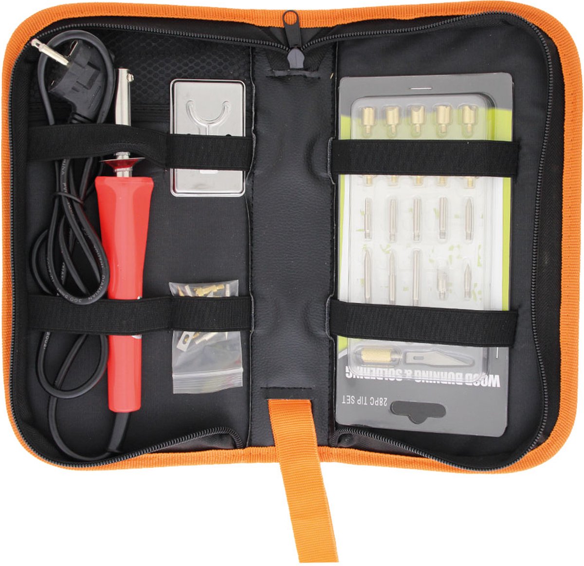 Unicraft - Houtbrander Set met opbergzakje - 60w