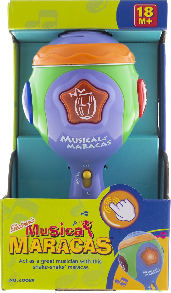 muziek maken - elektronische maracas met licht en geluid