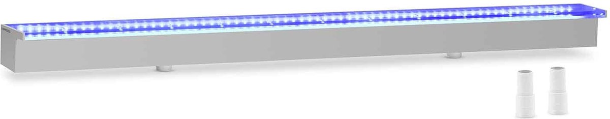 Schuld douche - 120 cm - LED -verlichting - blauw / wit - 30 mm wateruitgang