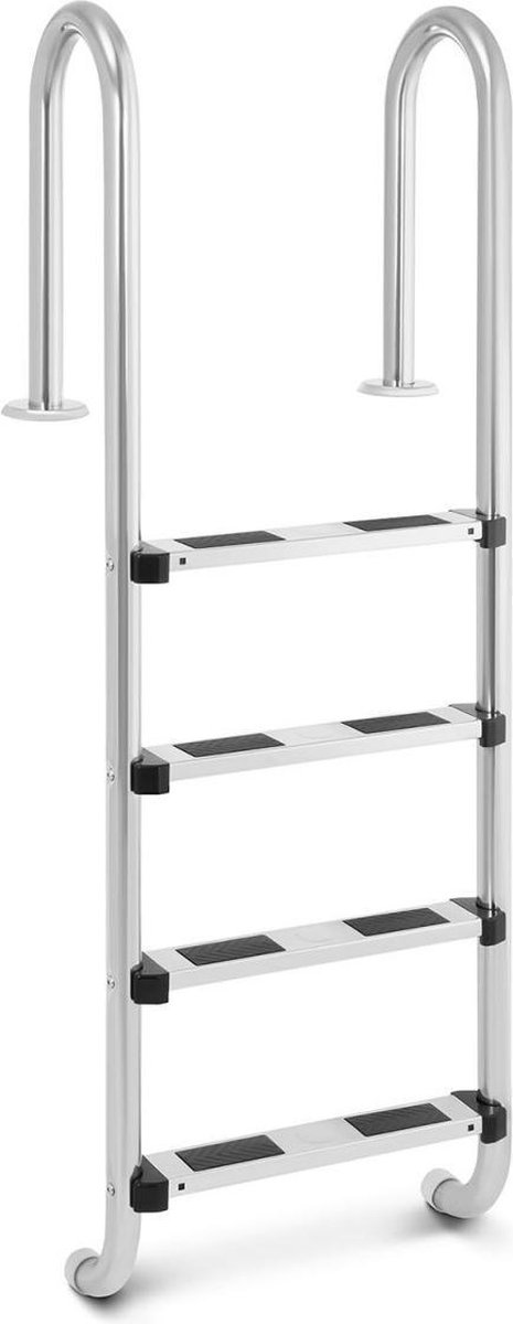 Uniprodo Zwembadtrap - 4 treden - smalle boog