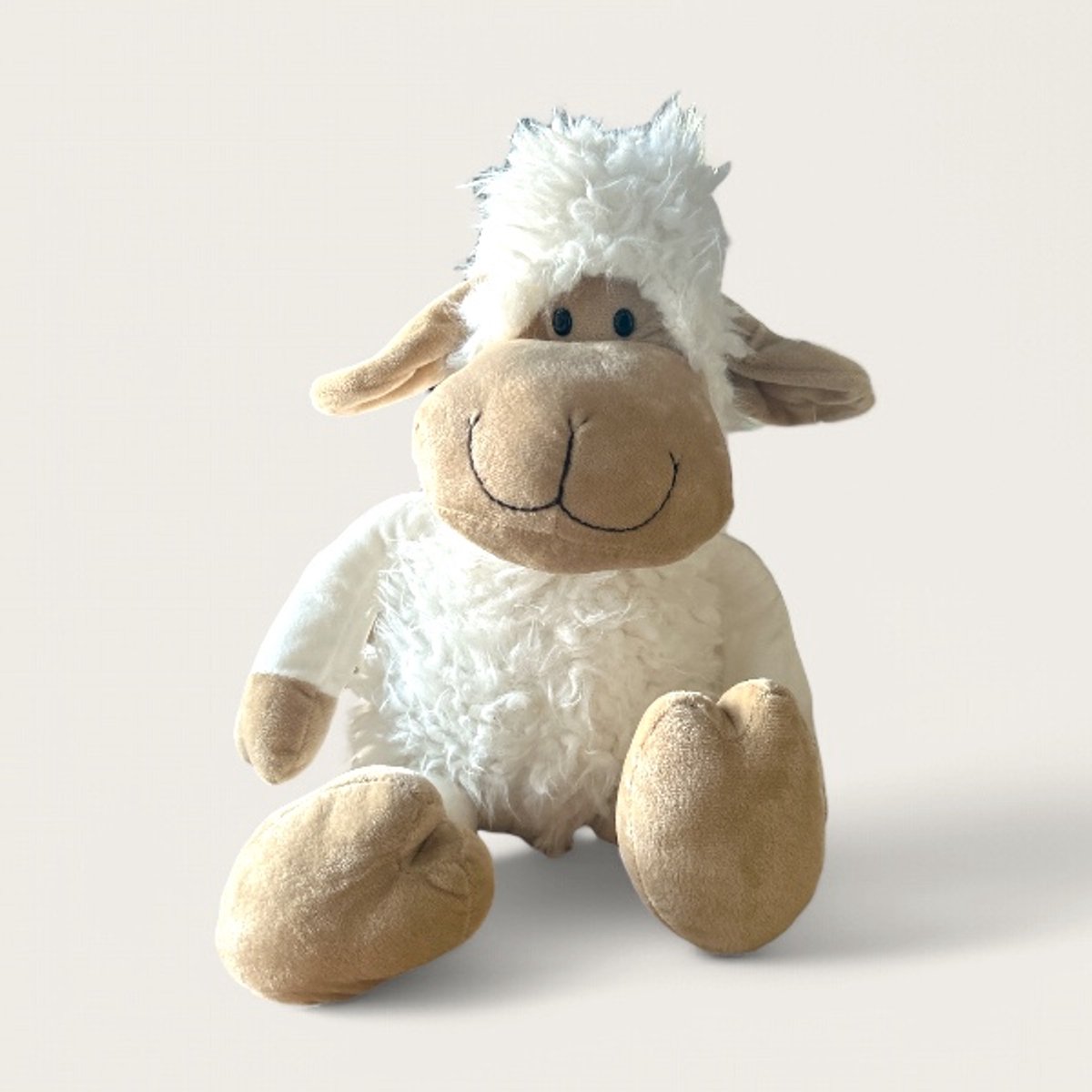 Unique Living knuffel Aboe schaap wit H36 cm
