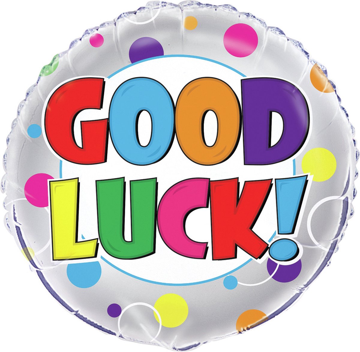 Unique Party 56653, Speelgoed ballon, Folie, Meerkleurig, Jubileum, Rond, Engels