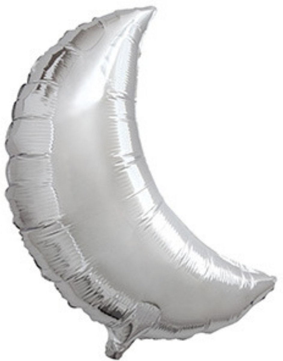 Unique Folieballon Maan Zilver 45 Cm