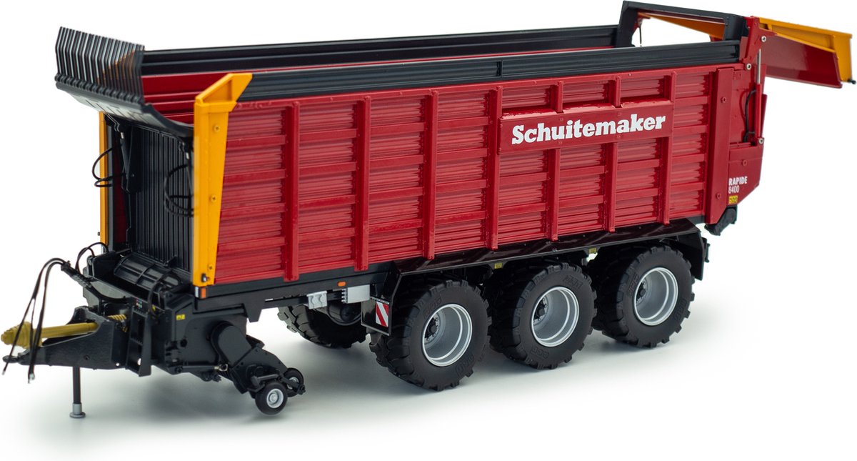 Universal Hobbies Schuitemaker Rapide 8400 3-Asser Dubbeldoel (opraap- & silage-) Wagen 1:32