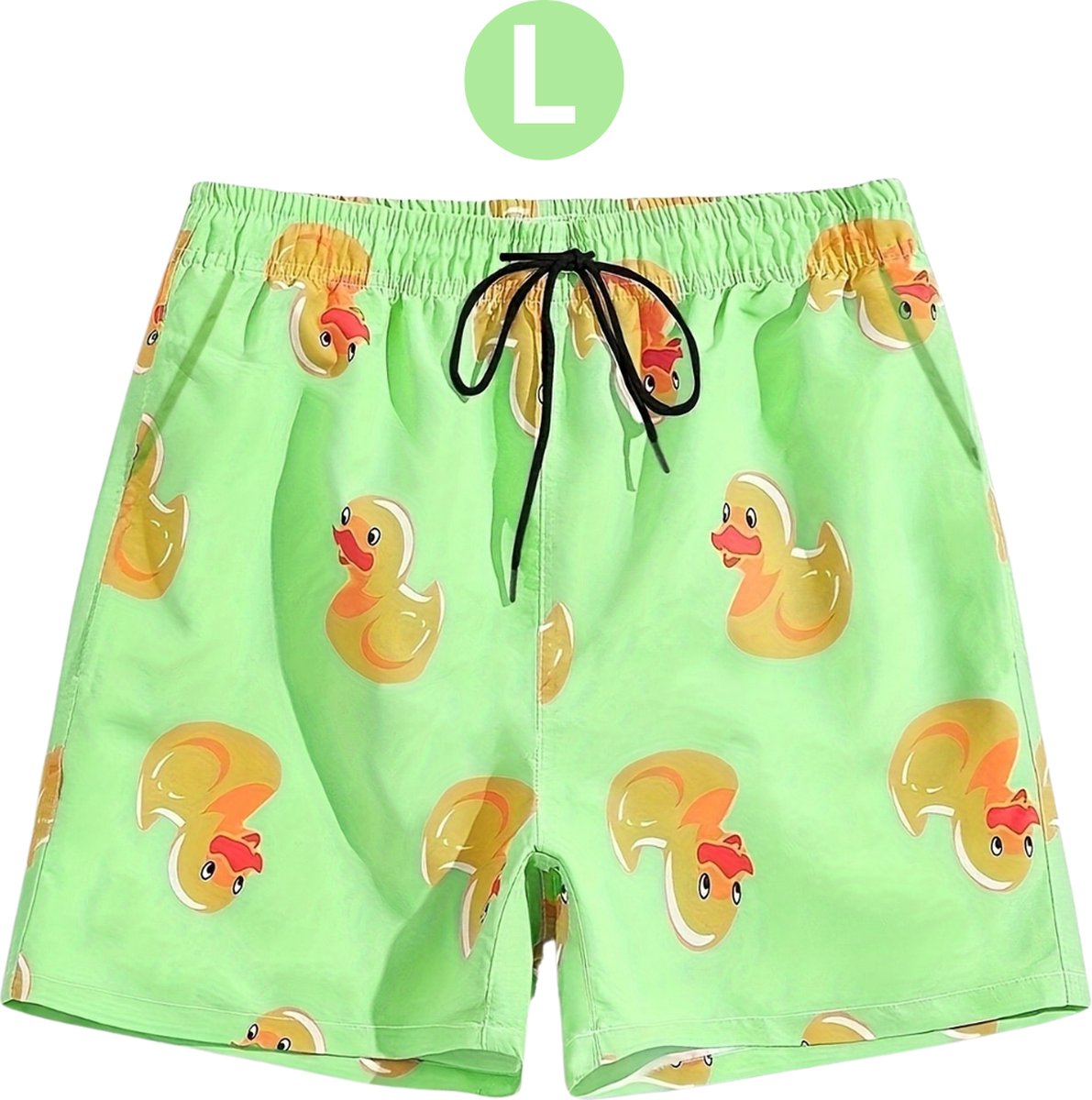 Bovista Zwembroek Heren - Zwem Broek Mannen - Badkleding - Zwemmen - Jongens - Swimming Shorts - Zomerbroek - Gras Groen - Maat L