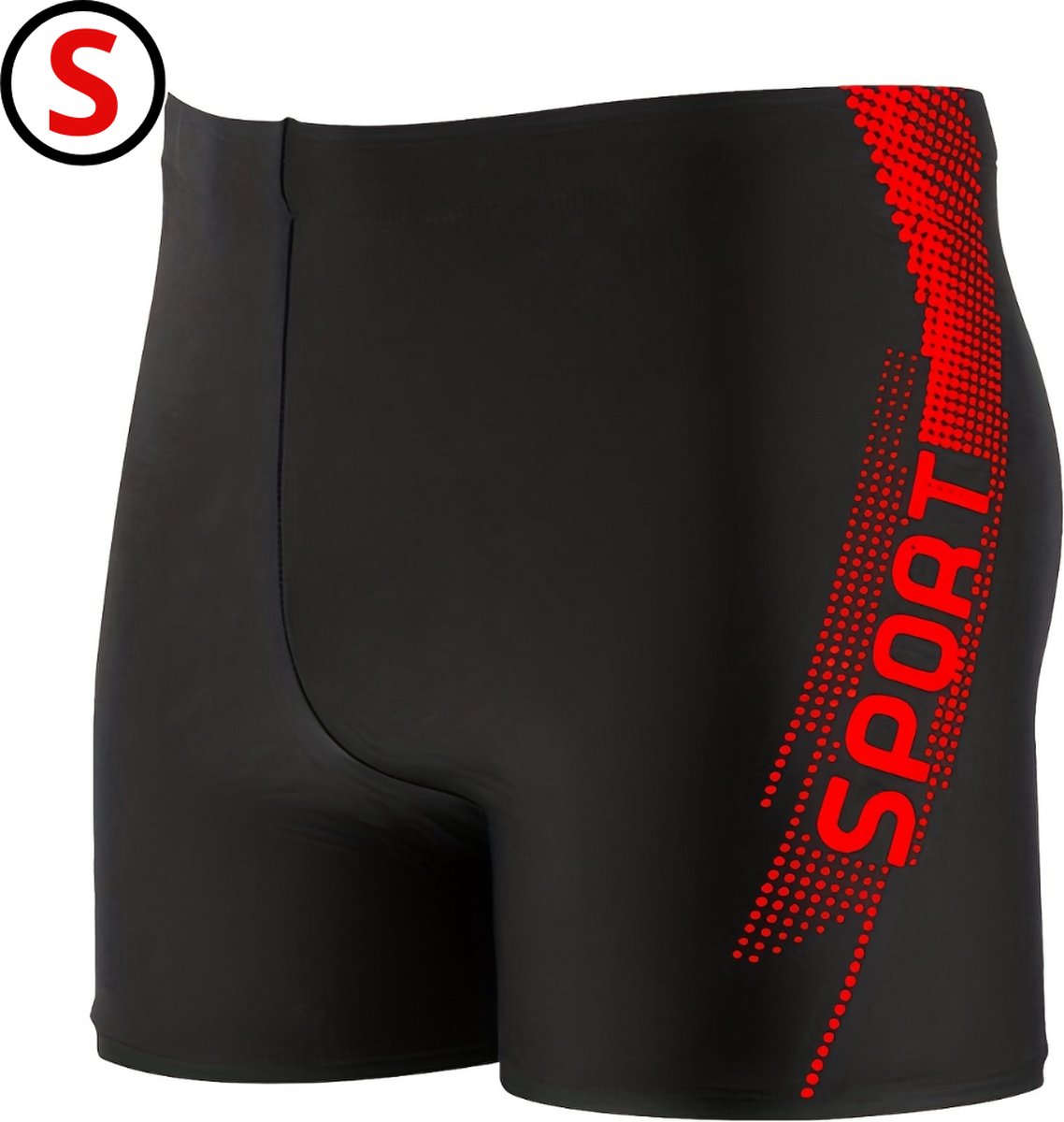 Bovista Zwembroek Heren - Zwem Broek Mannen - Badkleding - Zwemmen - Jongens - Swimming Shorts - Zomerbroek - Rood - Maat S