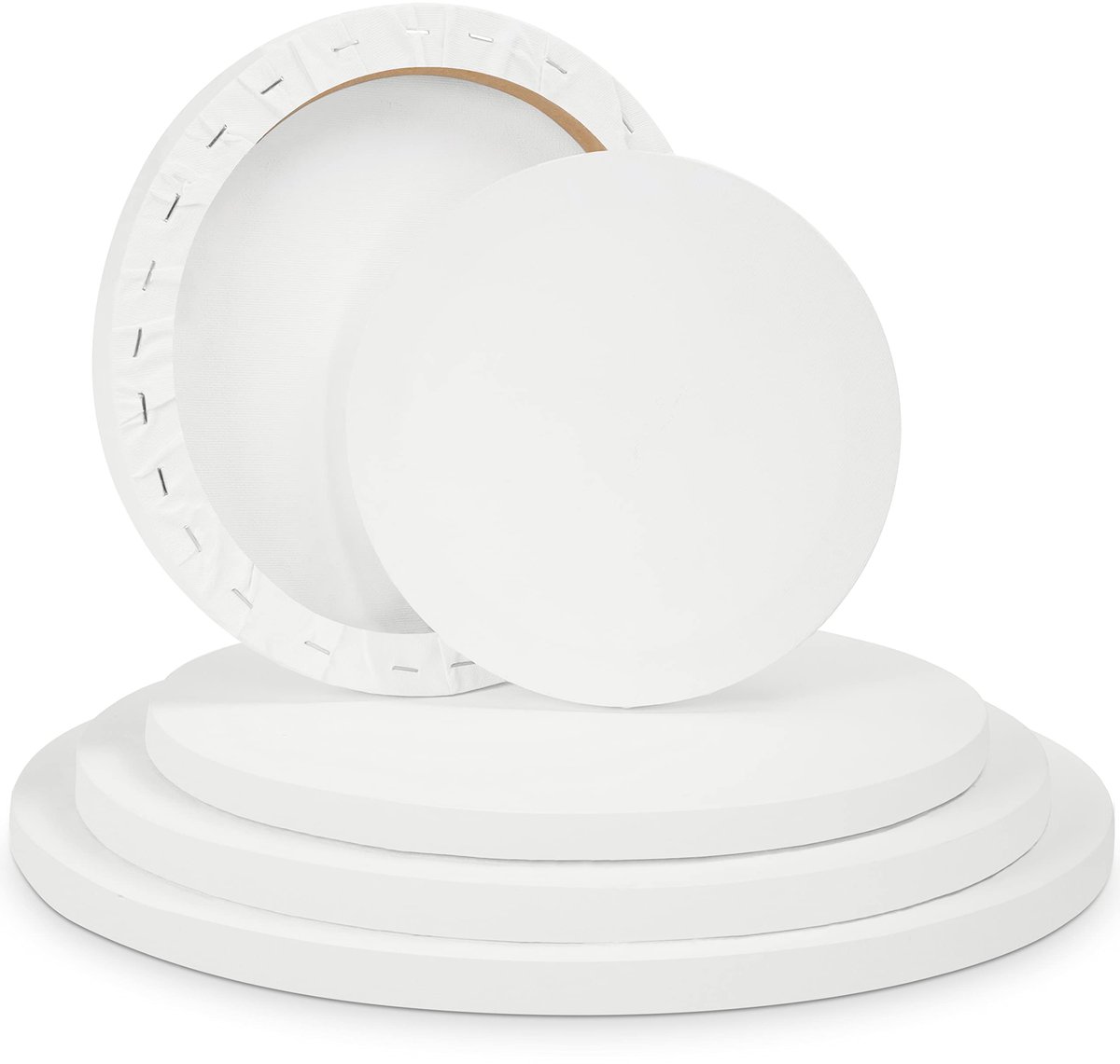 Unyqoos ® Creatieve Set van 5 Ronde Doeken voor Diverse Kunsttechnieken in Verschillende Maten