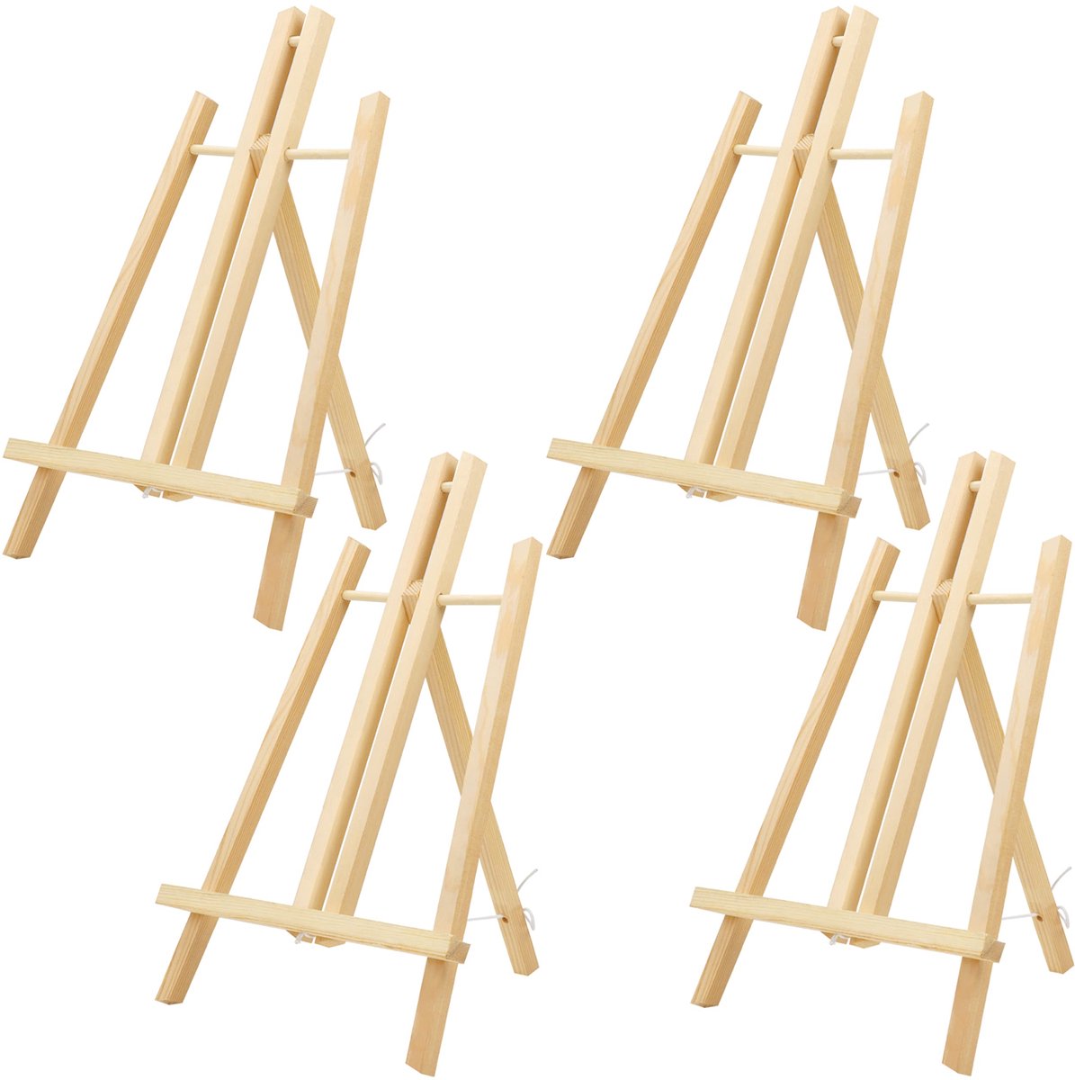 Unyqoos ® Houten Tafelschildersezels Set voor Creatieve Kunstprojecten - Ideaal voor Tafelgebruik en Tentoonstellingen