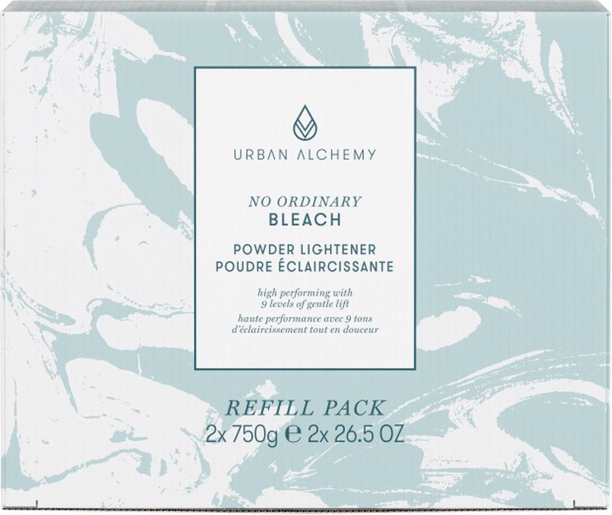 Urban Alchemy Beyond Blonde no ordinary bleach refill 2x750g