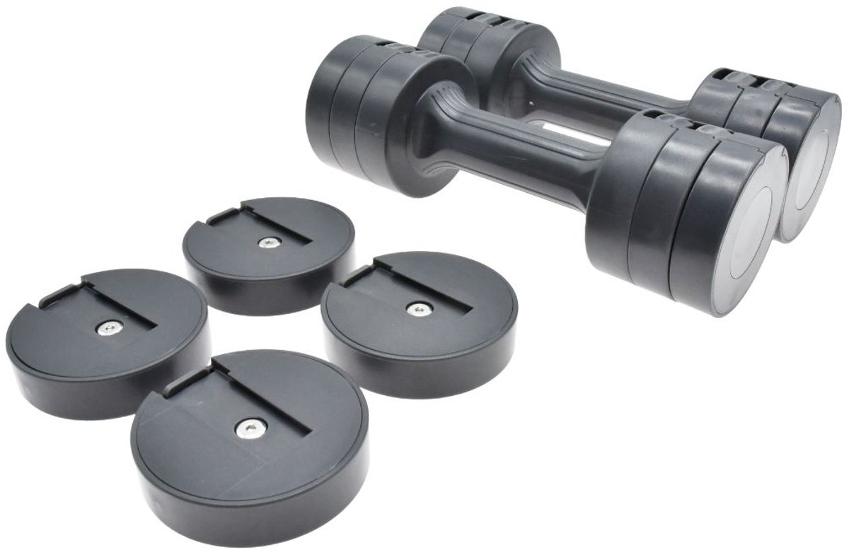 Urban Fitness verstelbare dumbbell set 2,5 kg - compact en multifunctioneel.