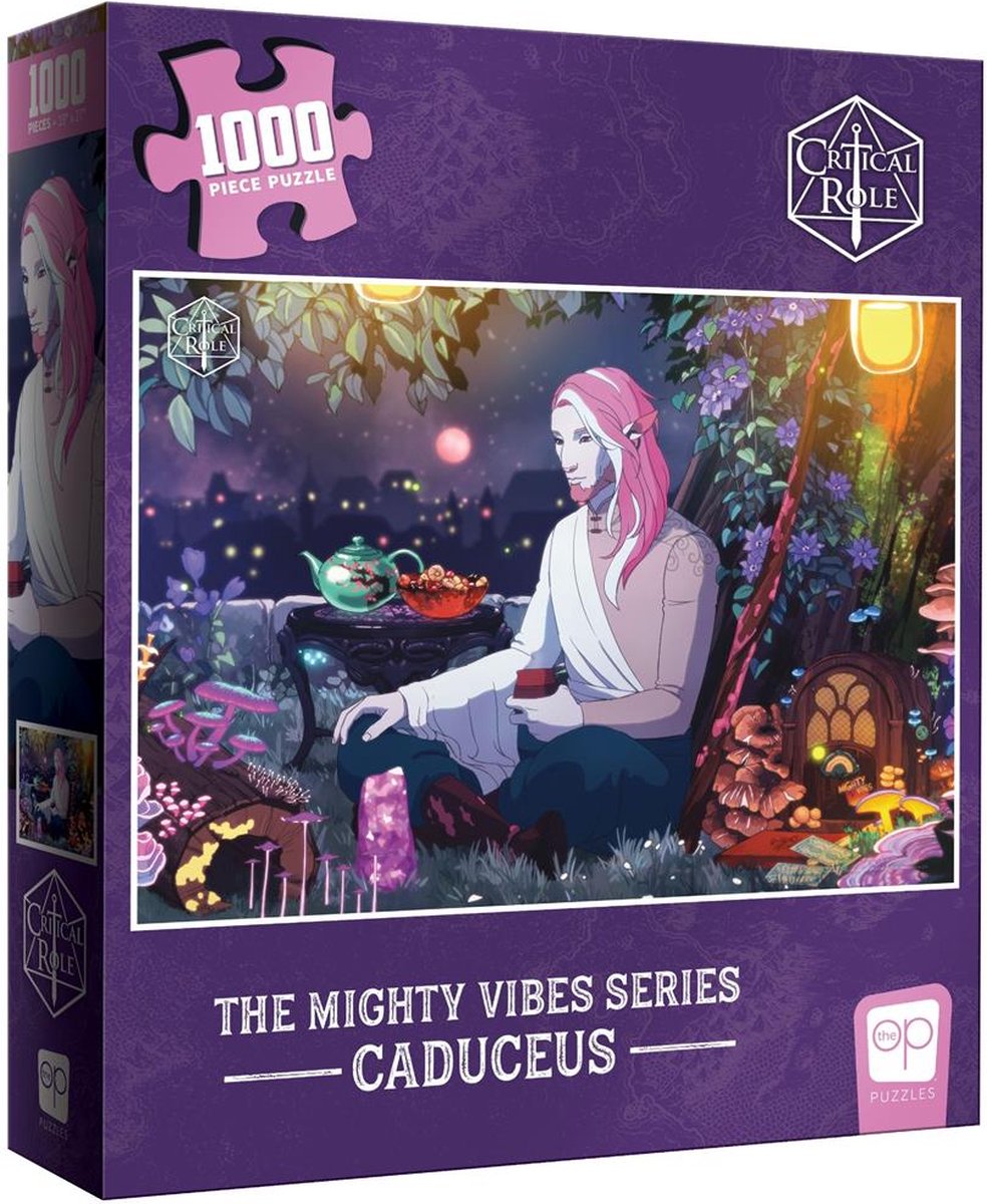 Critical Role - Campaign 2 Mighty Nein - Mighty Vibes Caduceus Puzzel - Puzzel 1000 stukjes - Eindformaat 49 x 68 cm