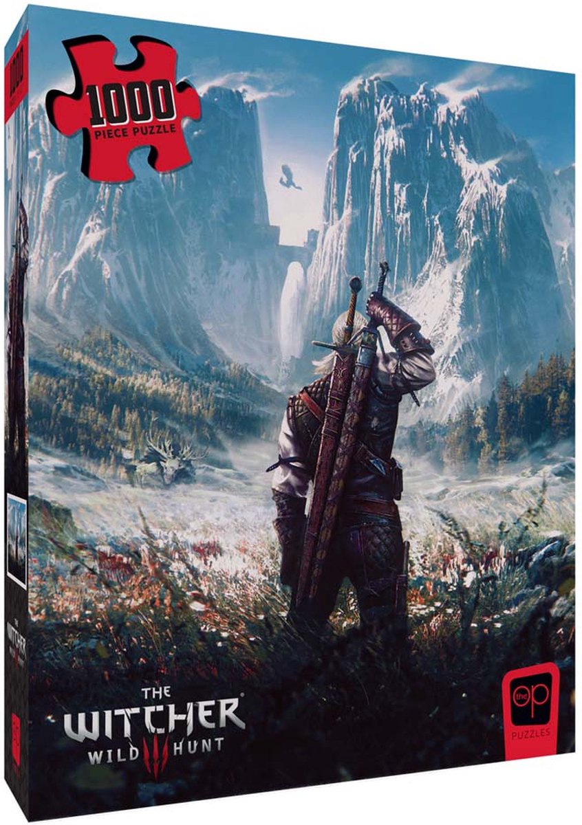 The Witcher 3 Wild Hunt Skellige Puzzle - Puzzel met Geralt of Rivia - Puzzel 1000 stukjes - USAopoly