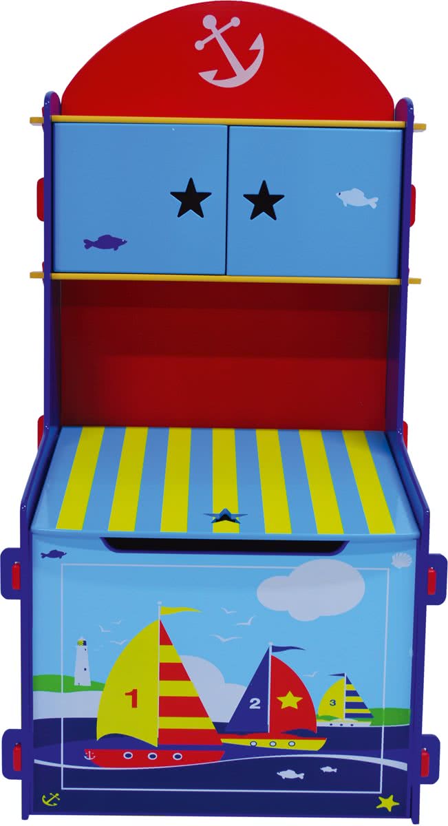 Kinderkast hout - multi colour