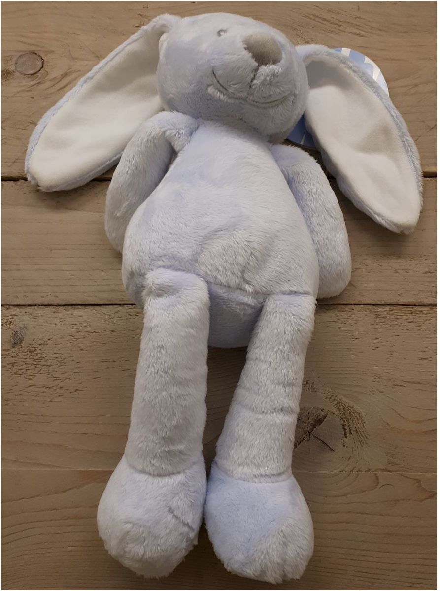 Pluche konijn 35 cm VIB Very Important Baby blauw