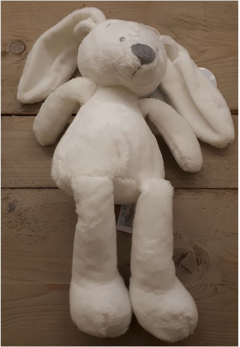 Pluche konijn 35 cm VIB Very Important Baby wit