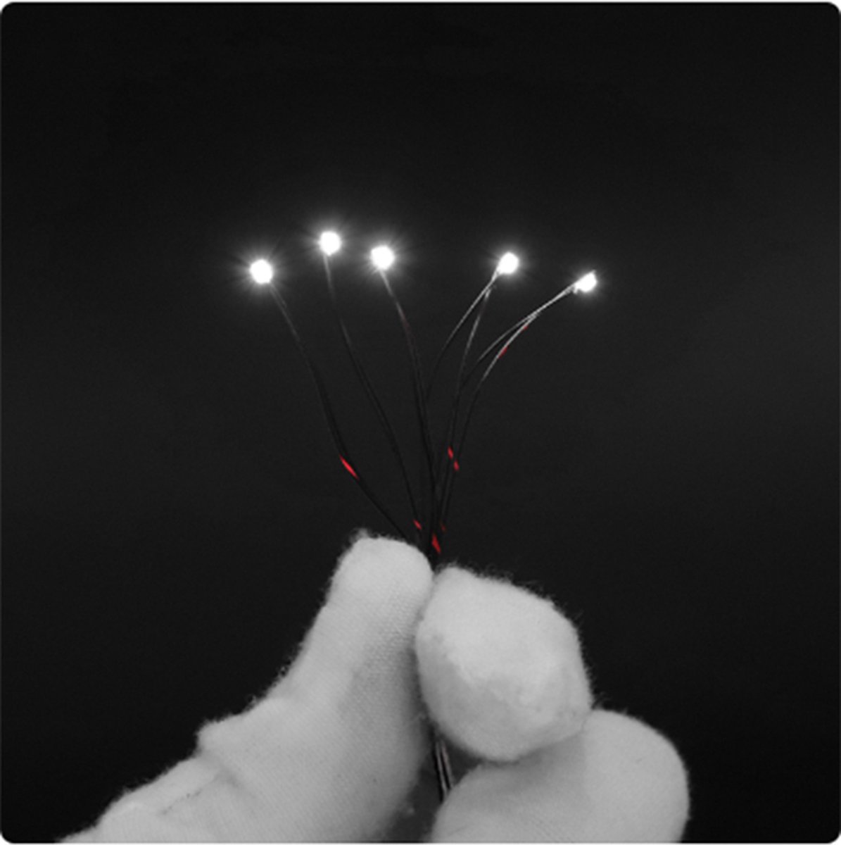 Vaem Modelbouw LED 0603 SMD 12V kleur Wit - 10 stuks