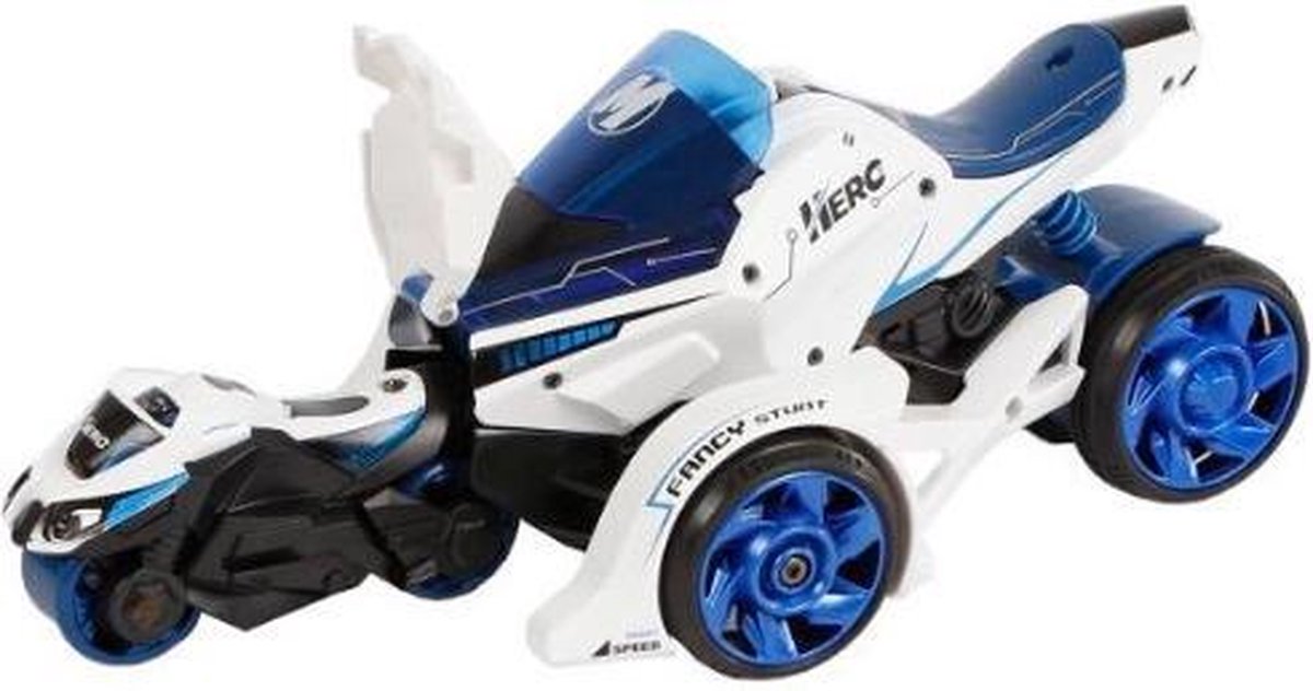 Van Manen Katapult-auto Jongens 18 Cm Staal Blauw/wit 2-delig