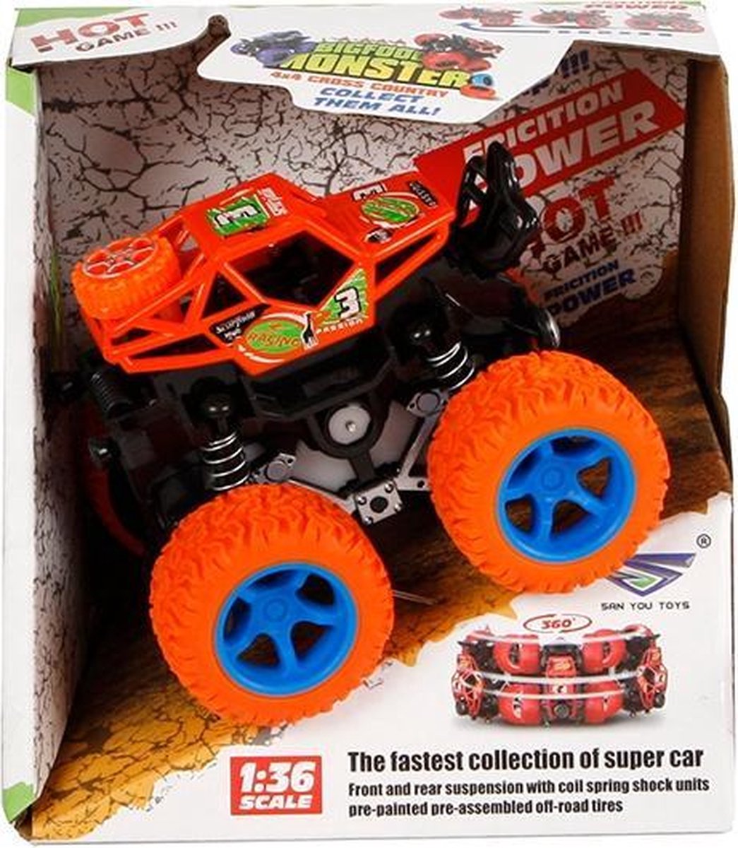 Van Manen Monstertruck Bigfoot Junior 9 Cm Oranje