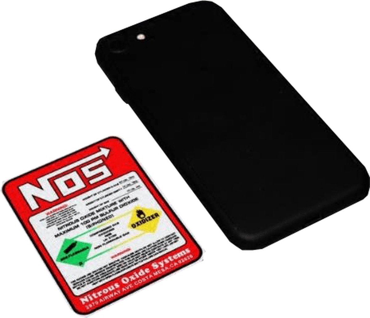 VCTparts® NOS Nitro Sticker - Racing Lachgas N2O Systeem (6 x 7cm)