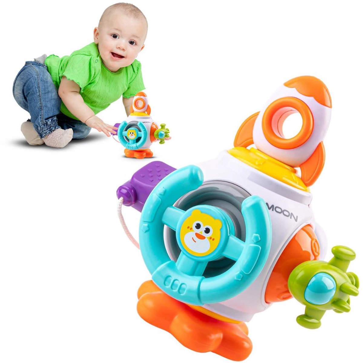 VELTRR® Baby Speelgoed 0 Jaar - Kinderspeelgoed 6 Maanden - Multicolor