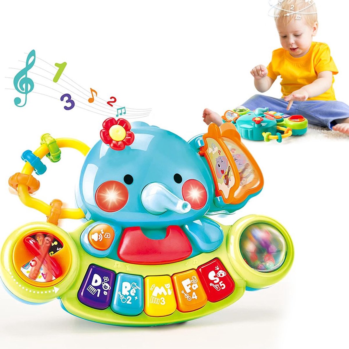 VELTRR® Baby Speelgoed 0 Jaar - Kinderspeelgoed 6 Maanden - Multicolor