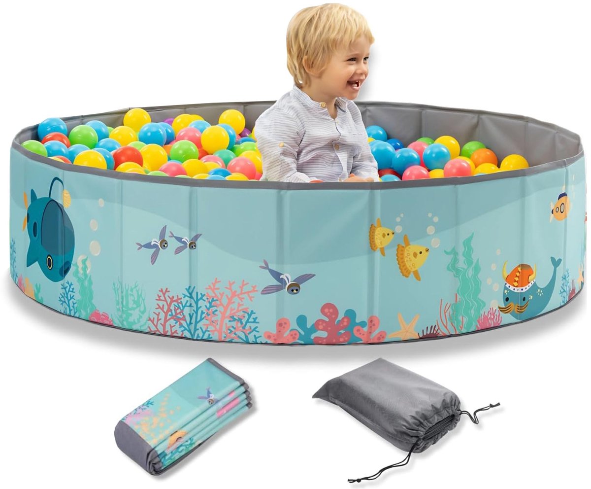VELTRR® Ballenbak - Ballenbad Baby - Kinderspeelgoed - Blauw