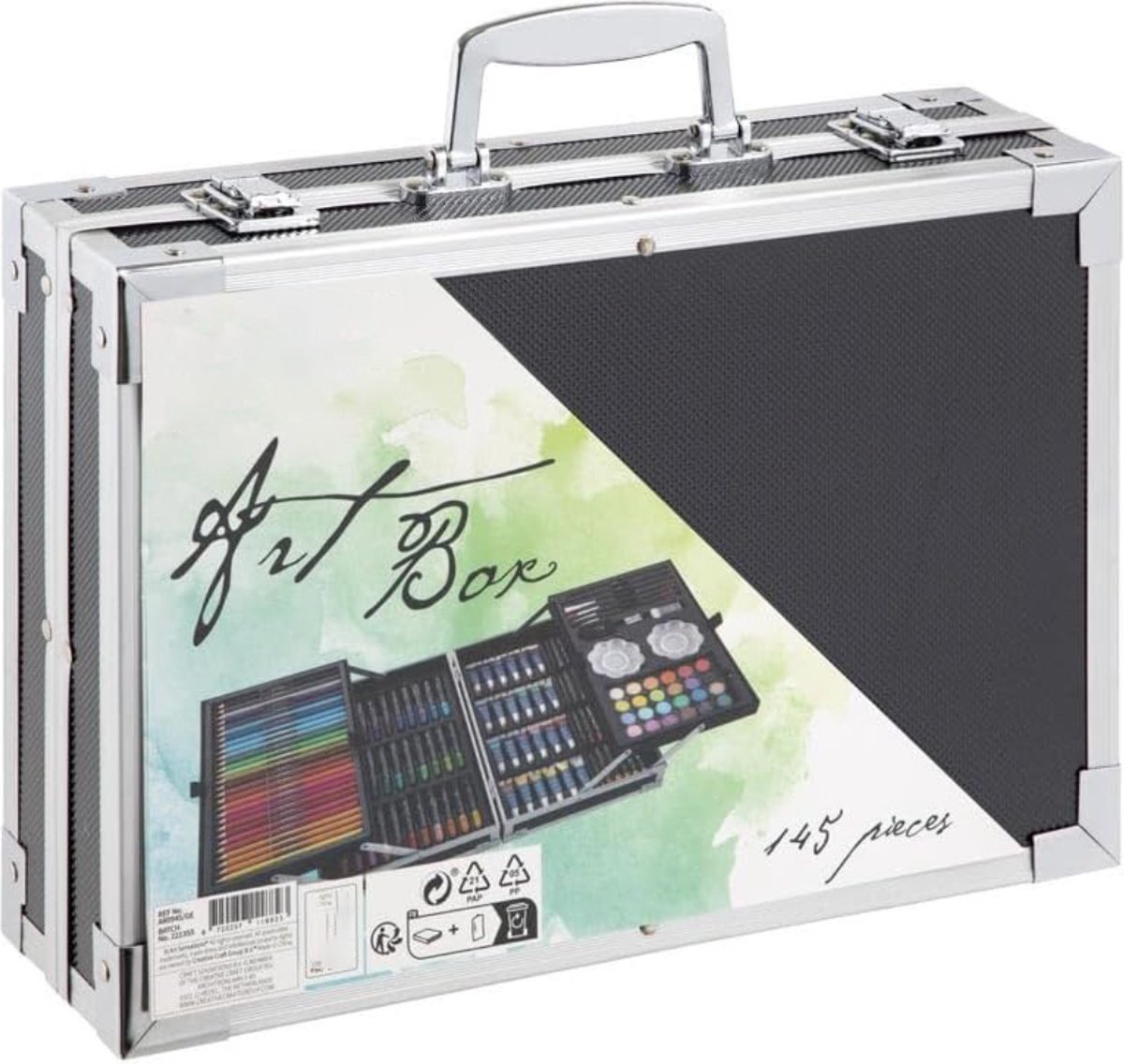 VELTRR® Tekenkoffer Kinderen - Tekendoos - Kleurpotloden - Stiften