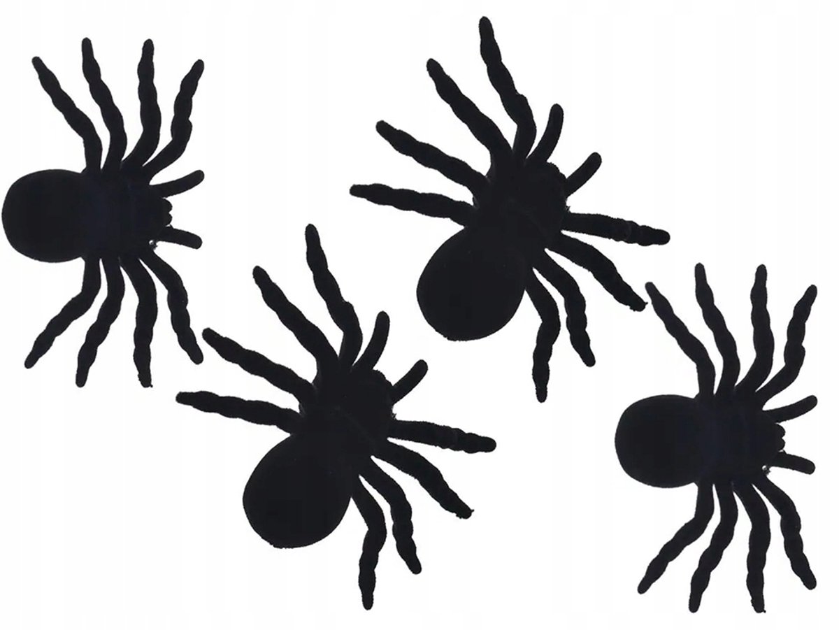 Halloween spin 4 stuks decoratie griezelig horror