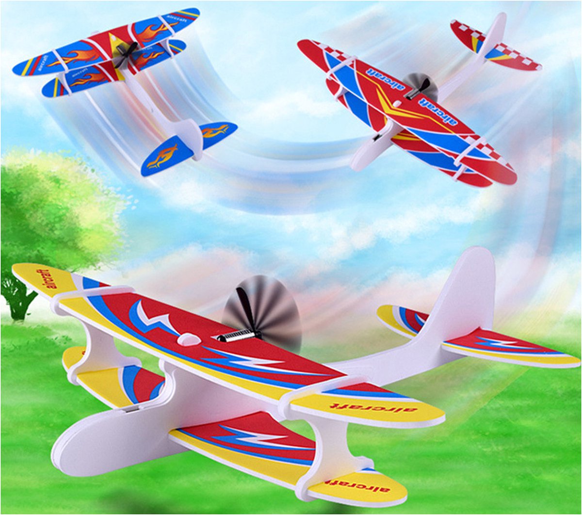 Vliegtuig Piepschuim - vliegend - schuim - usb - oplaadbaar - motor