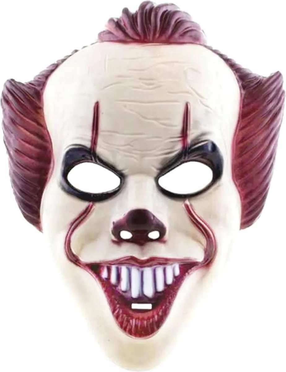 Volwassen maskerclown vreselijke enge halloween-horror / Masque adulte clown horrible effrayant halloween horreur