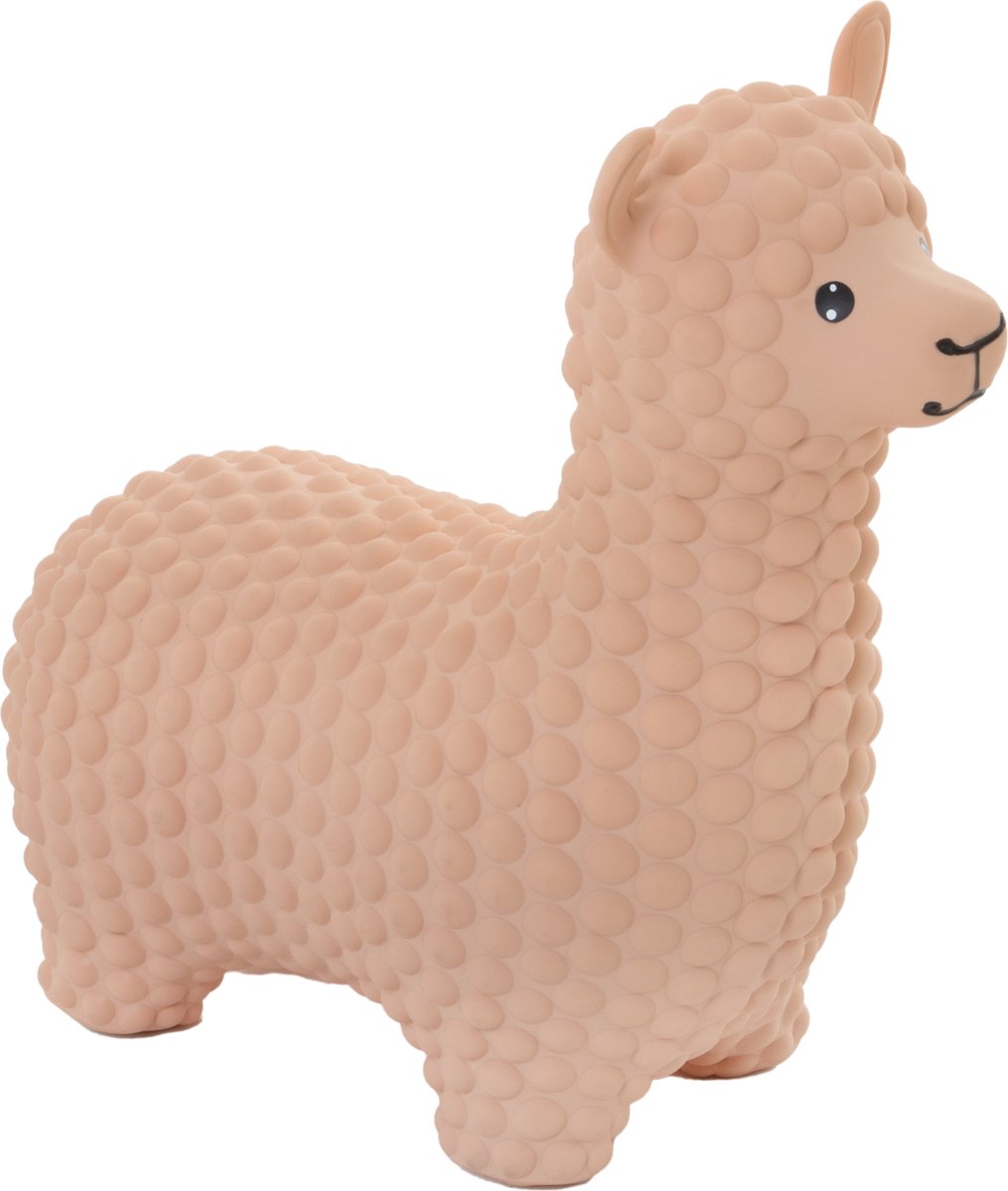 JUMPY Alpaca - skippy Beige - Hopper 100 kg belastbaar - Speelgoed   - Skippy Dieren -   Haas - Kinderspeelgoed - Speelgoed 12 maanden - Inclusief Pomp - Tot 100 kg Gewicht - Skippy bal – Cadeau kind - voedselveilige materialen