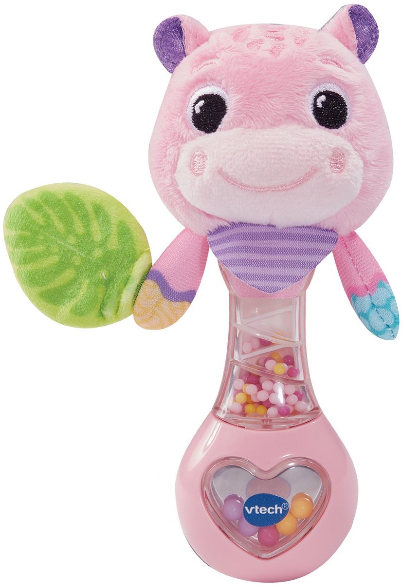 VTech - Dierenvriendjes Rammelaar - Nijlpaard Roze