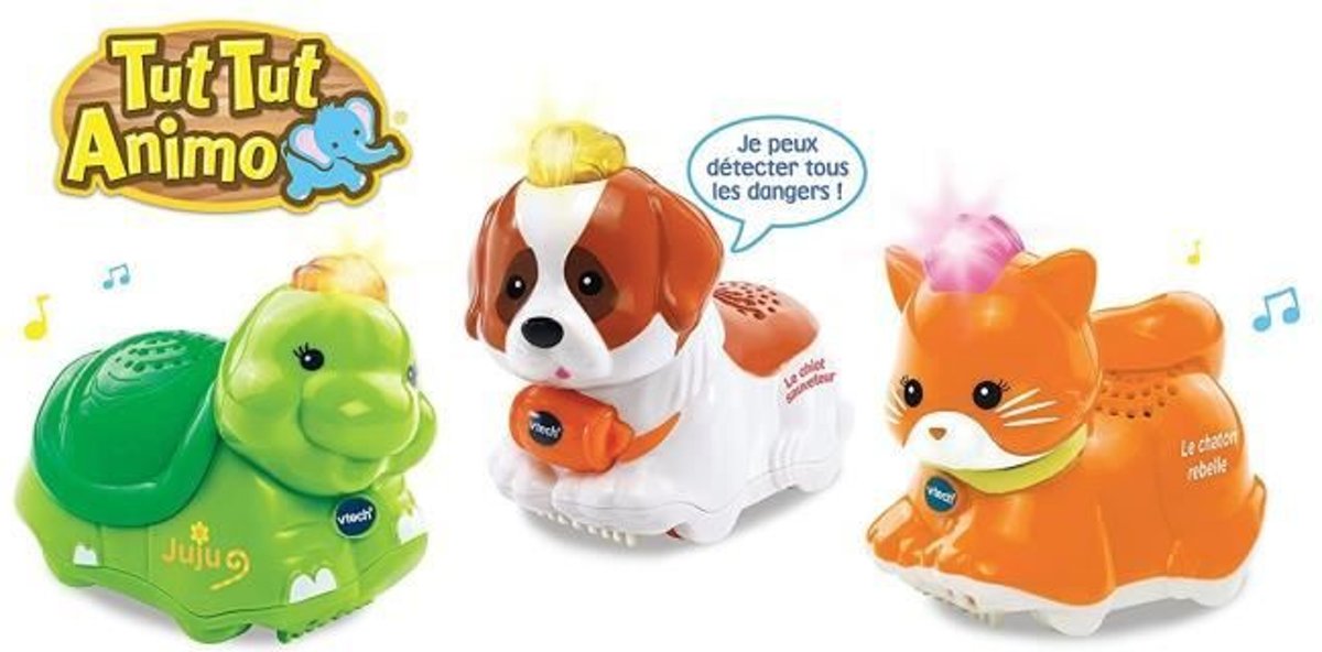 VTECH - TUT TUT ANIMO - Trio-set Domestique 2