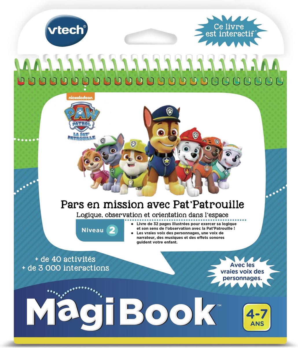 VTech MagiBook Livre La Pat Patrouille