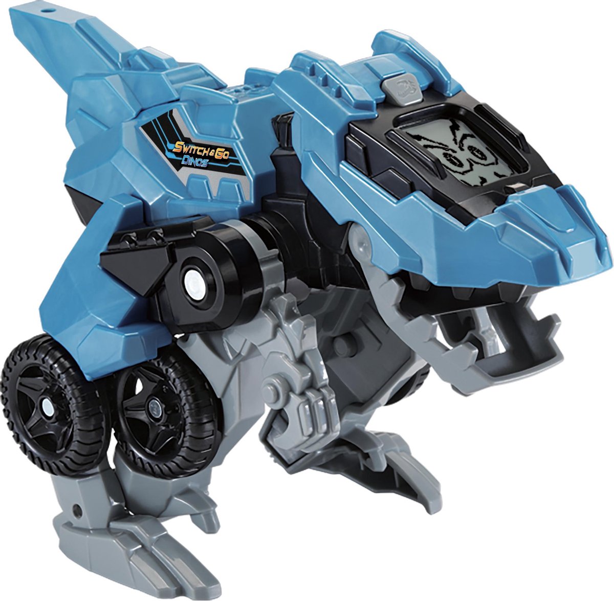VTech Switch & Go Dinos Fire Rover Velociraptor - Speelgoed Dinosaurus - Blauw
