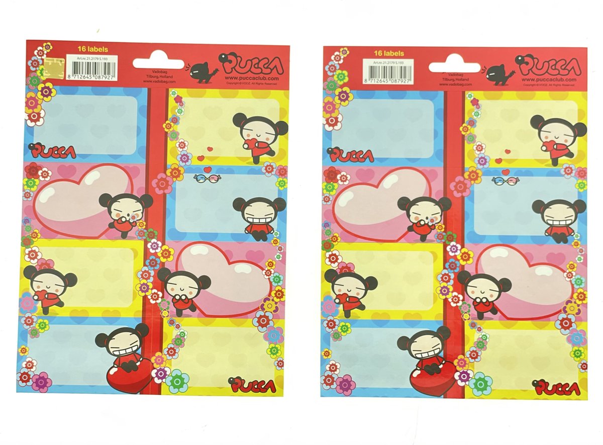 Labels Pucca