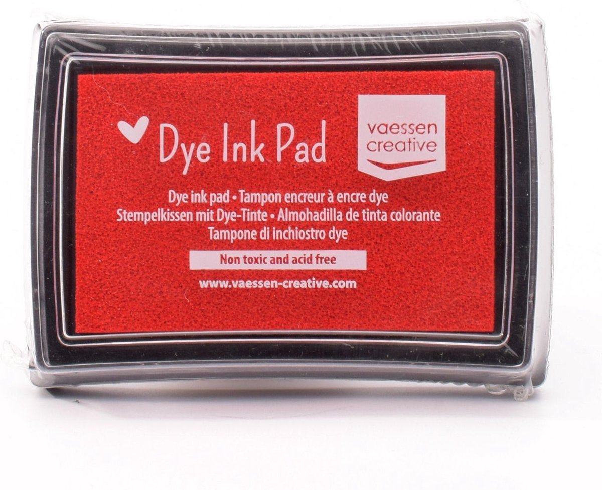 Vaessen Creative - Stempelkussen Rood