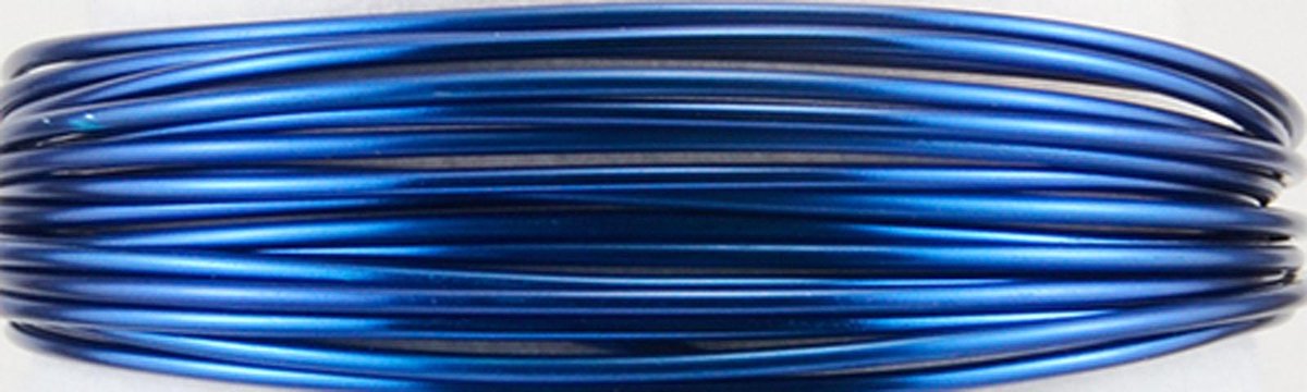   Aluminium Draad - 1mm - ±235m - 500g - Royaal blauw