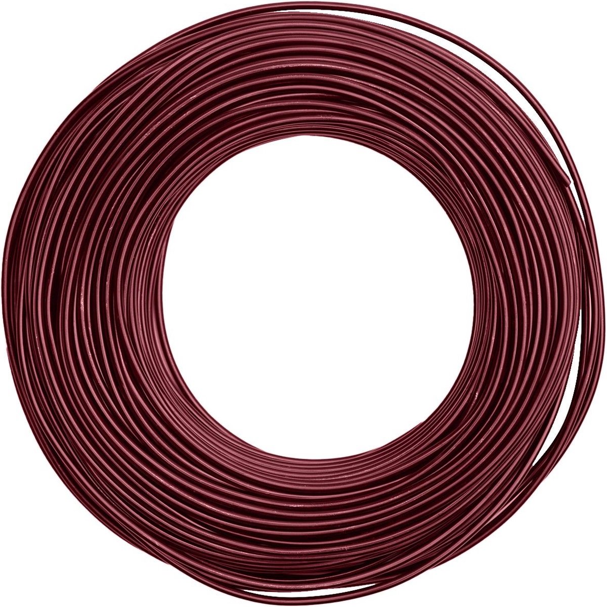 Vaessen Creative Aluminium Draad - 2,5mm - ±37m - 500g - Donkerrood