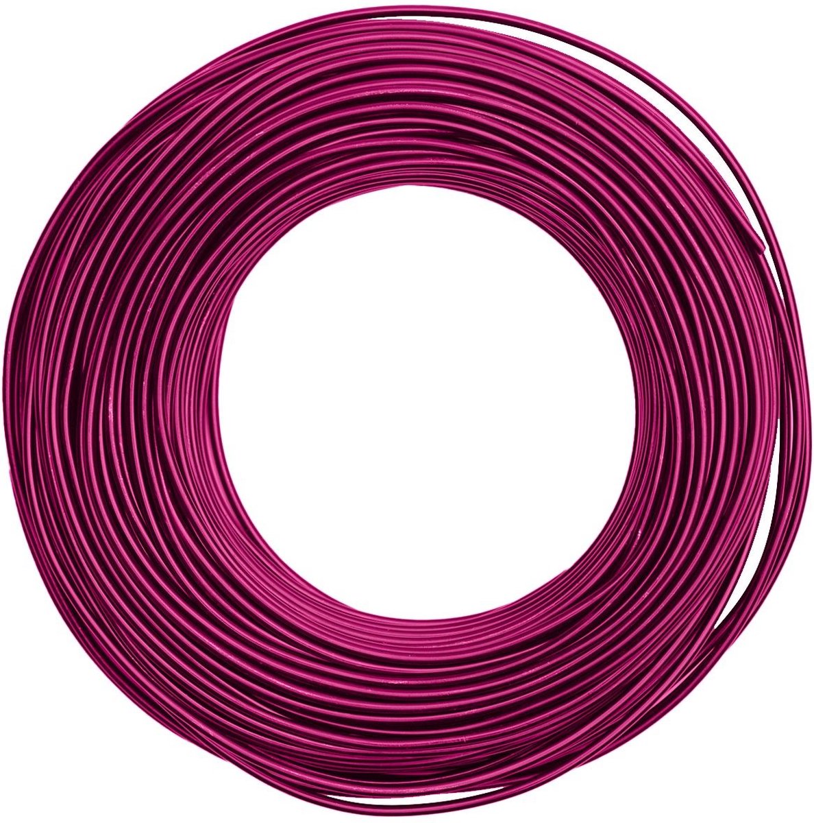   Aluminium Draad - 2,5mm - ±37m - 500g - Sterk roze