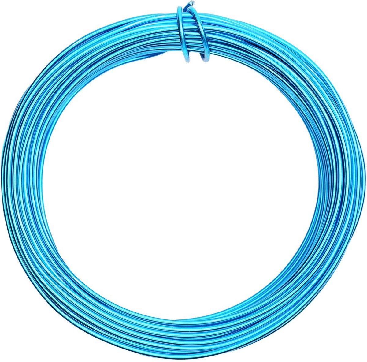 Vaessen Creative Aluminium Draad - 2,5mm - ±37m - 500g - Turkoois