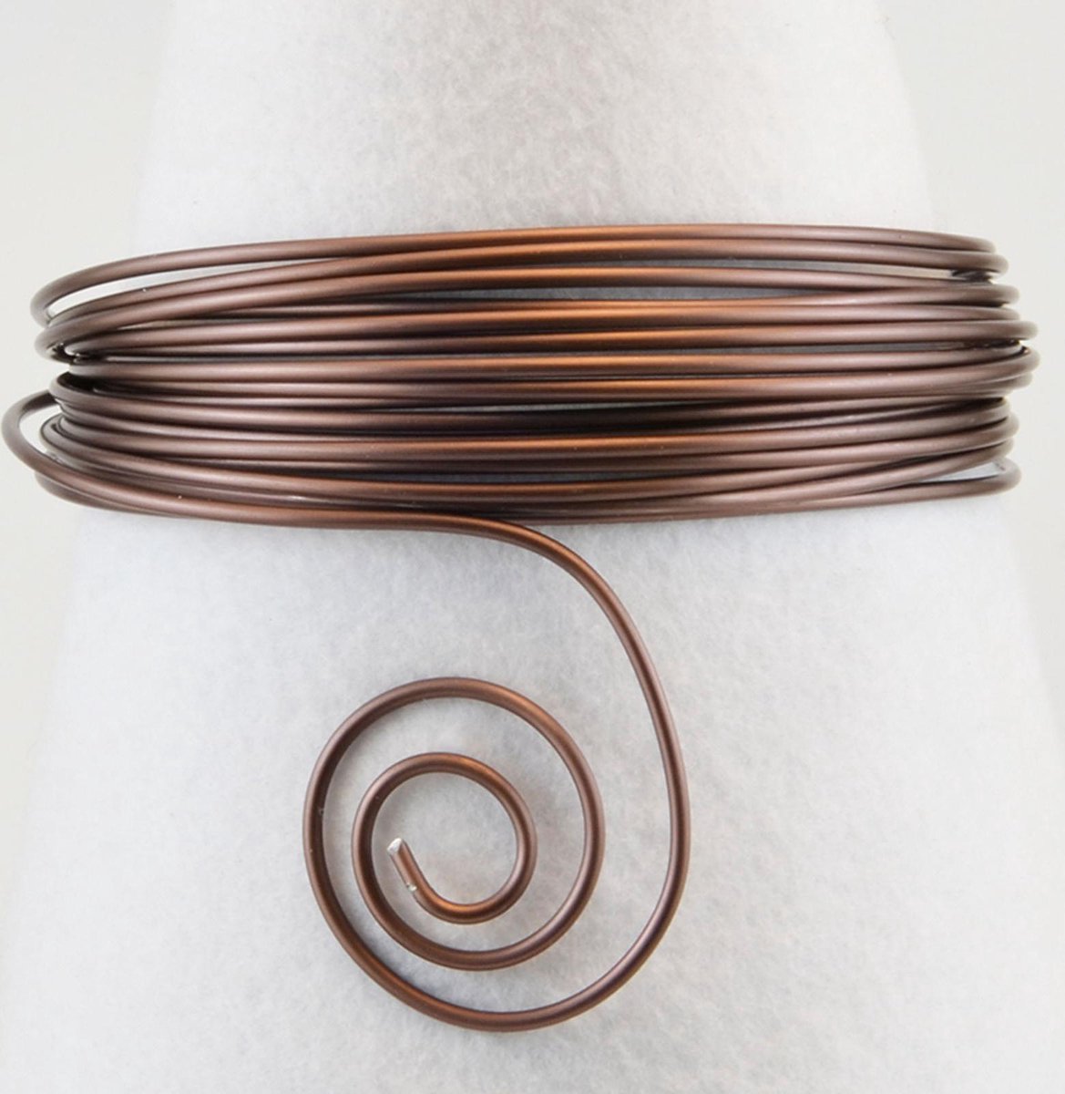 Vaessen Creative Aluminium Draad - 2mm - 50m - Chocolade mat