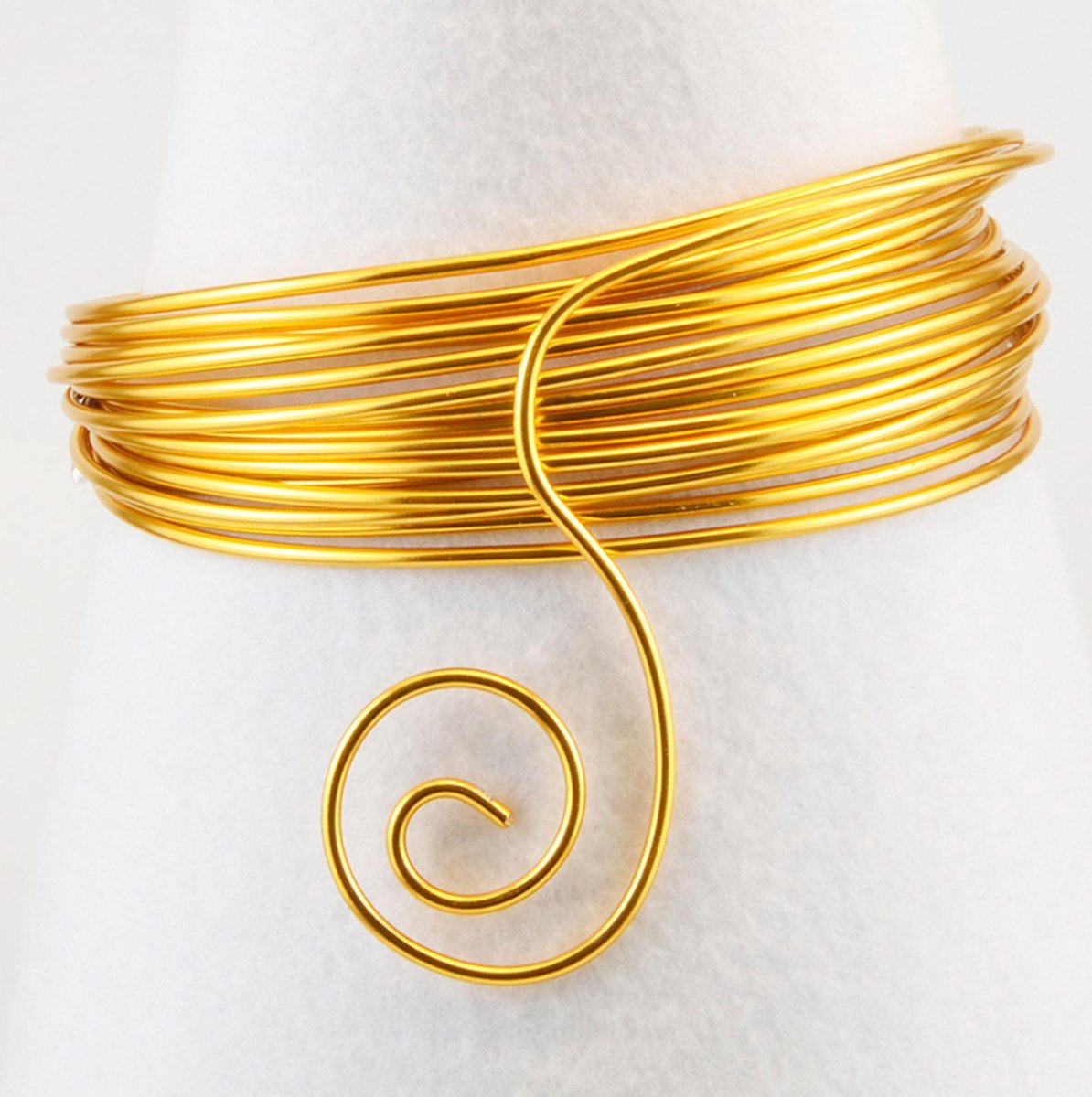 Vaessen Creative Aluminium Draad - 2mm - 50m - Goud