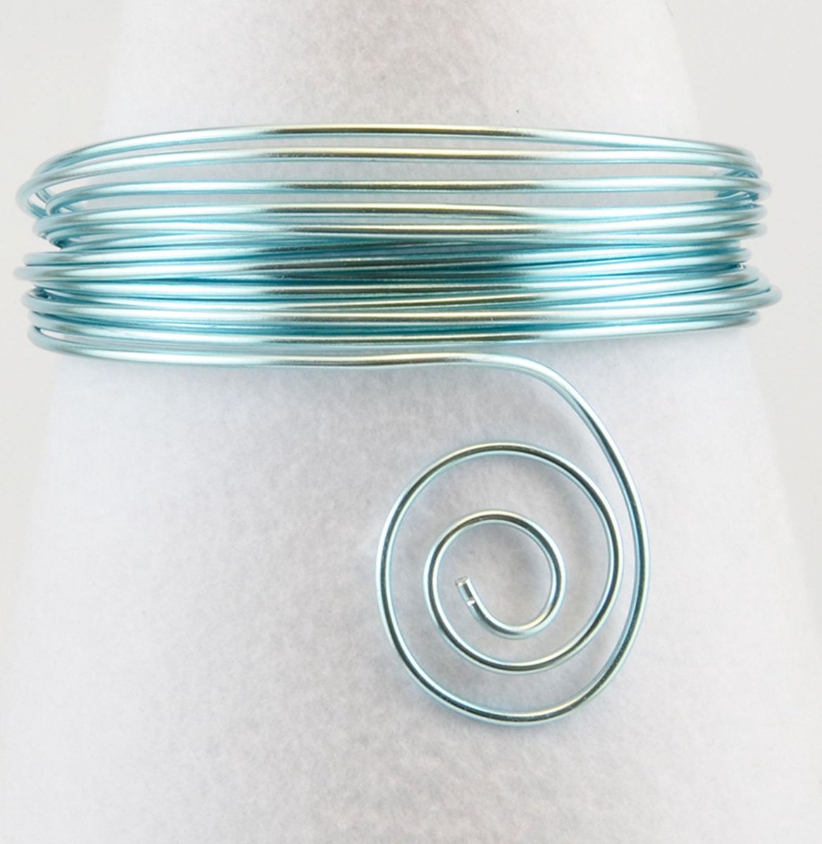 Vaessen Creative Aluminium Draad - 2mm - 50m - IJsblauw