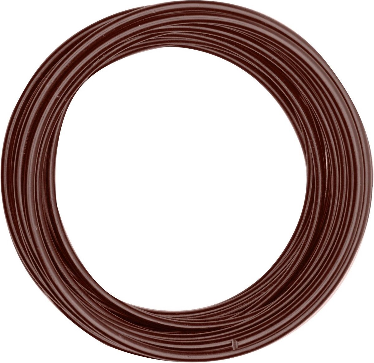   Aluminium Draad - 4mm - 10m - Chocolade mat