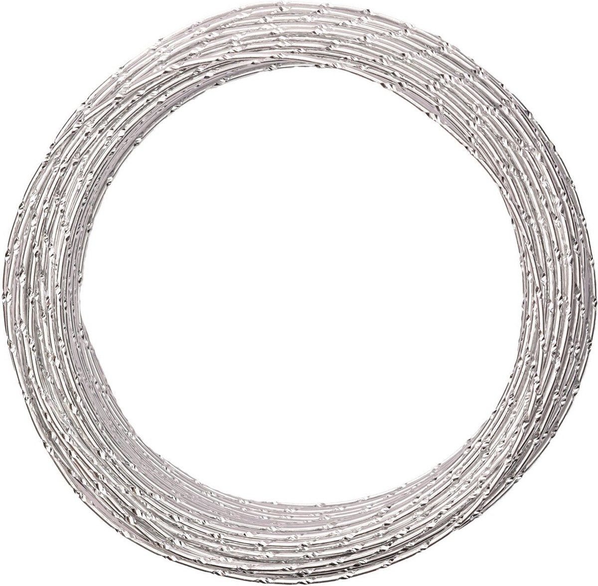 Vaessen Creative Aluminium Draad - Diamond cut - 2mm - 500g - Zilver