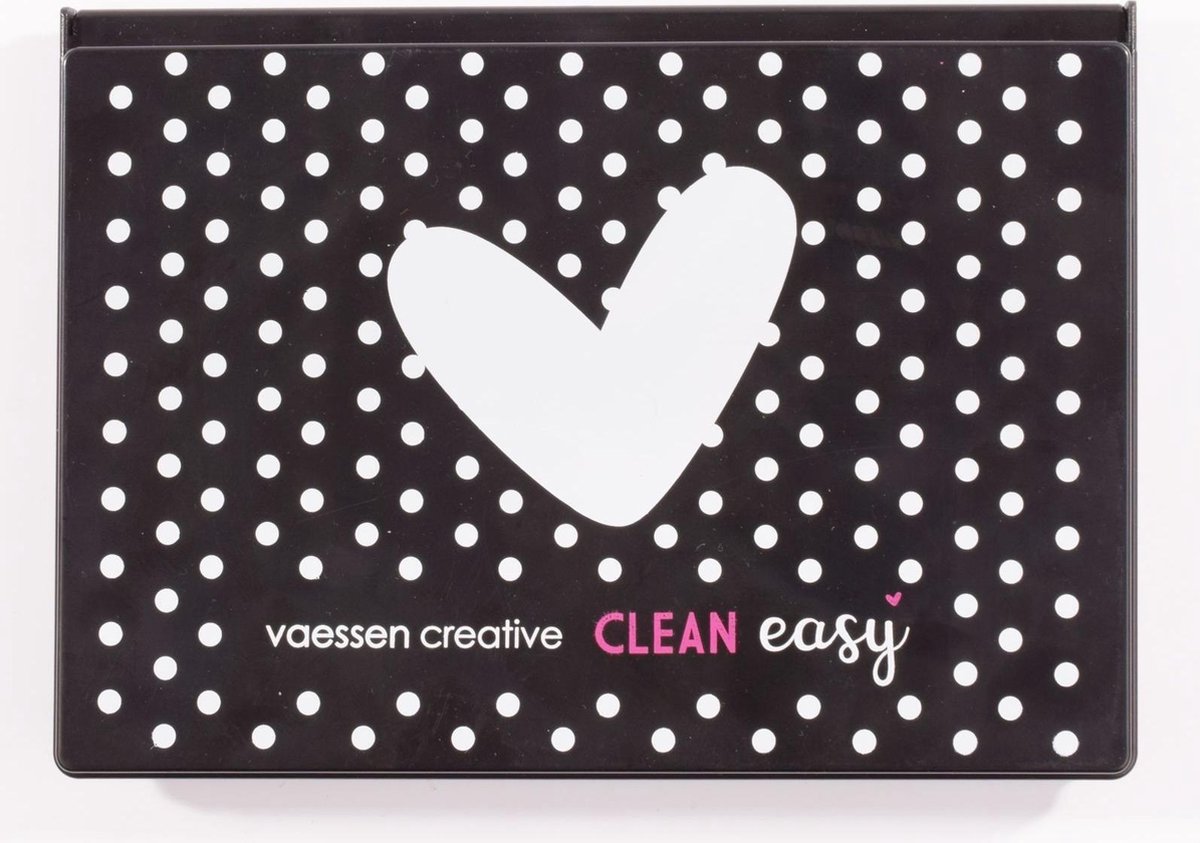 Vaessen Creative Clean Easy, Stempel Reiniger Doos voor het Schoonmaken van Clear Stamps, Rubber Stempels en meer